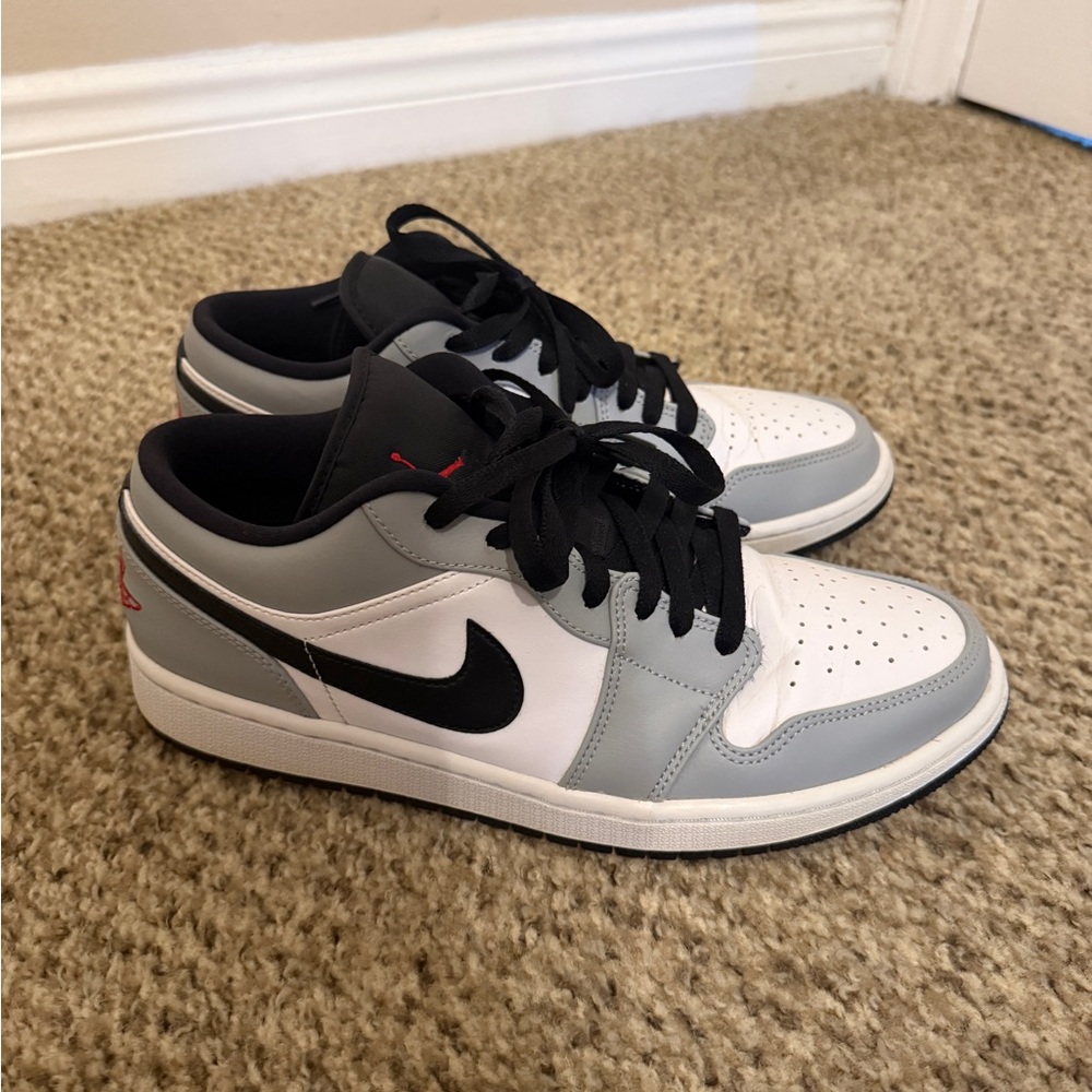 Nike Gray and White Sneakers